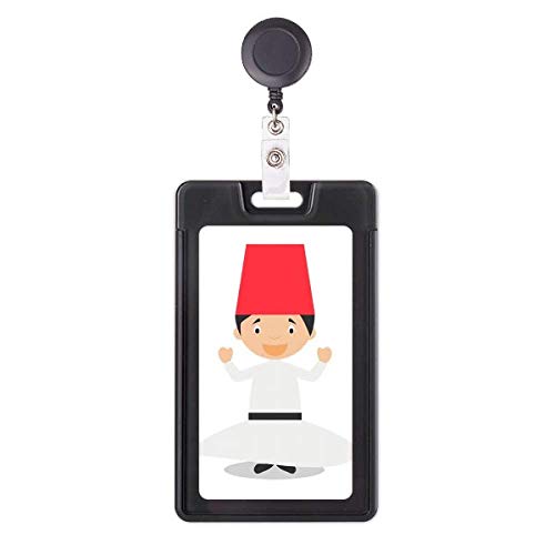 Porte-badge rétractable dervishe blanc fini les badges perdus au travail