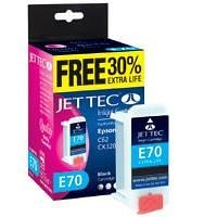 Jet TecE70 Extralife - Print cartridge - 1 x black
