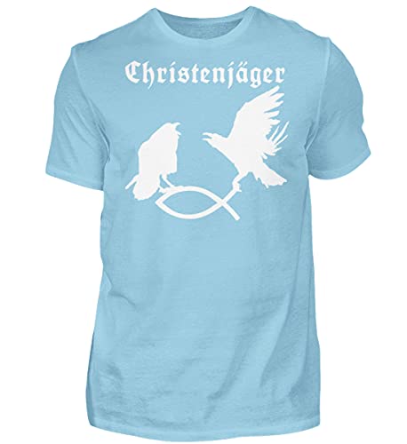 T-shirt Hugin et Munin bleu cadeau idéal homme taille Small