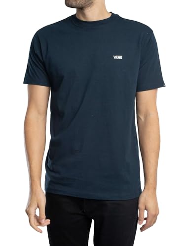 Logo sul petto Vans Left Chest Logo Tee Maglietta, Blu (Navy Blue), XL Uomo