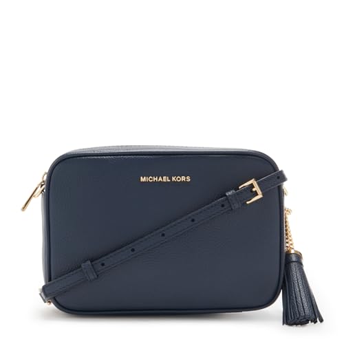 Michael Kors 32F7GGNM8L Jet Set Crossbody Tas Bag, Medium, 406 Navy, 406 Navy Bag, M, Utility