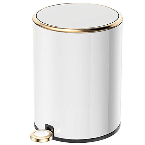 Stainless Steel Bin Touch Bins For Kitchen Trash Bin Bathroom Trash Bin Bedroom Waste Bin Kitchen Simple Human Bins