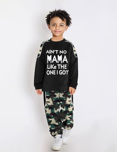Image of TUEMOS Toddler Boy Clothes Sweatsuits Fall Winters Boy Outfits