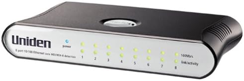 Uniden PCS800 Fast Ethernet Switch (8-Port)