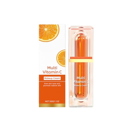 YEAHDOR Lightweight Vitamin C Face Serum for Women Hydrating Formula to Smooth Skin and Improve Complexion Orange One Size