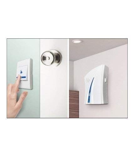 Image of Wireless Doorbell Kit Over 100 Feet Range Door Bell Chime LED Flash Cordless Wireless Calling Remote Cantrol Door Bell (Multicolor) for Home, Shop, Office and Hospital (Multi-Design)