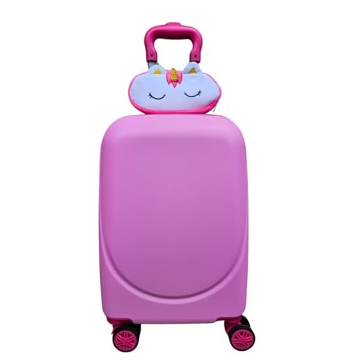 Mala Infantil Escolar/Viagem Com Giro 360º Skeet Resistente Rosa