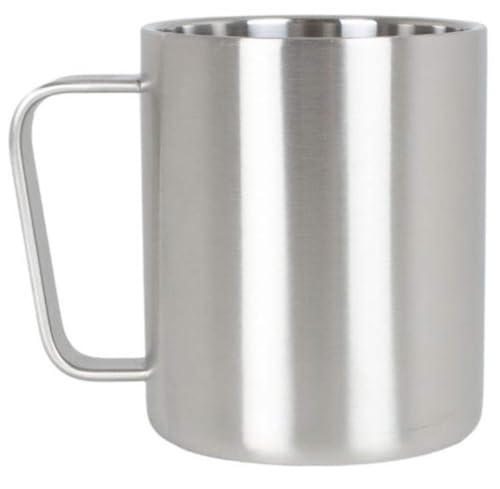 Lifeventure Taza de acero inoxidable taza resistente a la corrosión, ideal para acampar o viajar Lifeventure Taza de acero inoxidable taza resistente a la corrosión, ideal para acampar o viajar