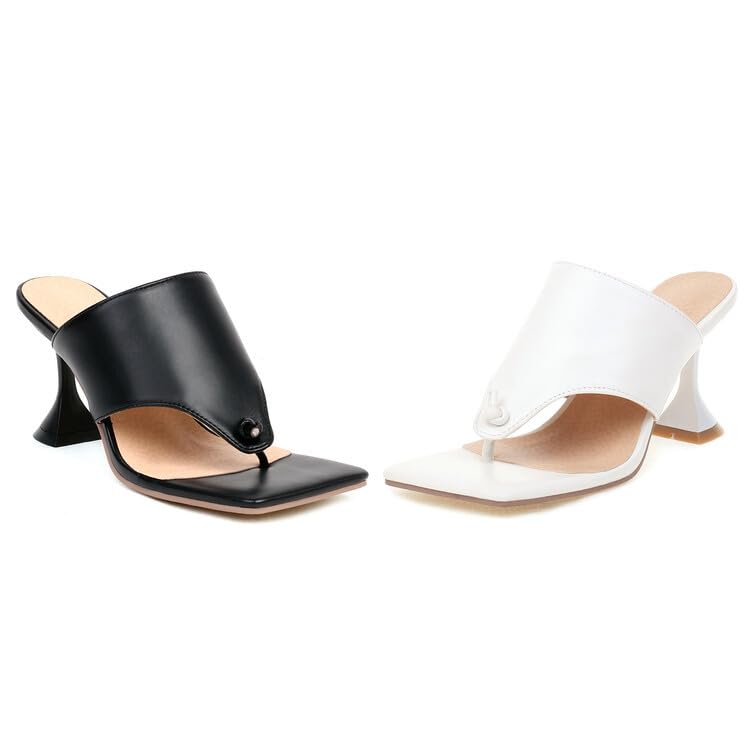 Flip Flop Kitten Heels Tabi Sandals Business Office Slides Slip on Women Beach Travel Cruise Vacation - Retro Cute Causal Comfortable Walking Trending Fashion Lightweight Running Birthday Gifts3