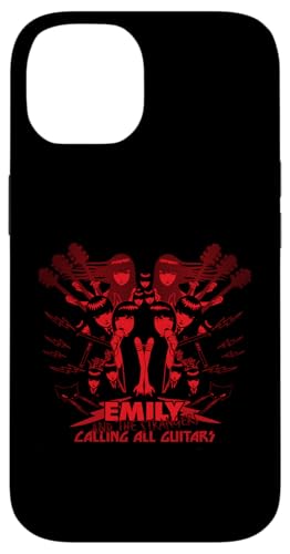 Coque pour iPhone 14 Emily The Strange Calling All Guitars motif gothique