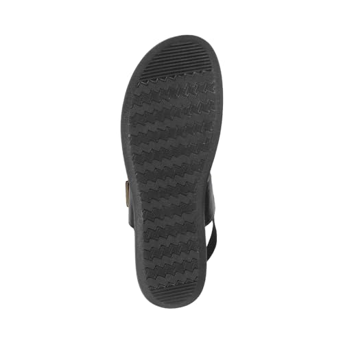 Image of Metro Women Synthetic Double Buckle Casual & Comfort Slingback Sandals