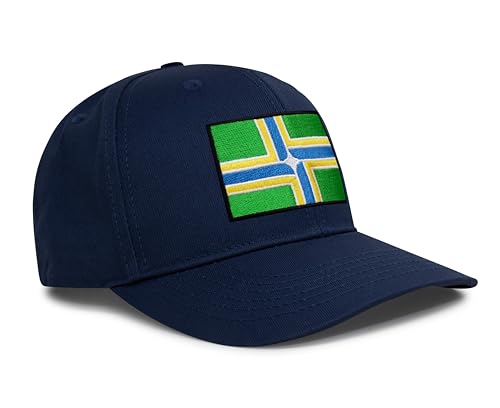 Image of International Tie City Hat for Men and Women, Adjustable Snapback Trucker Baseball Cap with Embroidered Patch