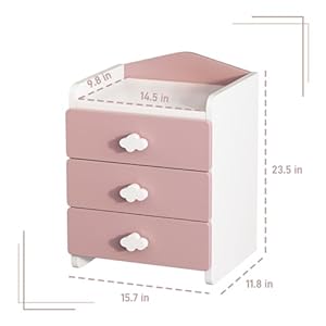 Pinknightstandchicnightstandstorageforkidsgirlsbedsidetablepinkmodernnightstandwithtwodrawers Urban Country Home Decor Pink nightstand chic nightstand storage for kids girls bedside table pink modern nightstand with two drawers urban country home decor