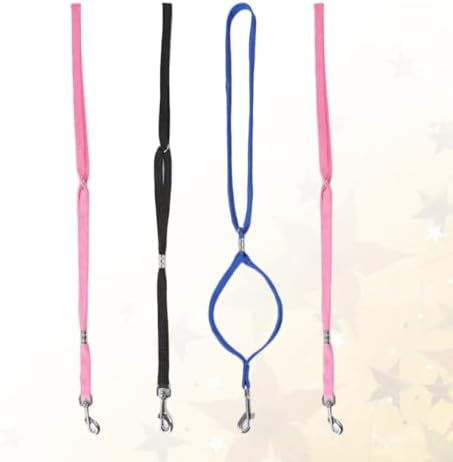 BUTIFULSIC 4pcs Cm Nylon Grooming Table Rope for Pet with Safety Features, Fixed Pet Bath Rope for Dogs, for Competitive Dog Standing Training and Grooming Tables Random Color — view 2