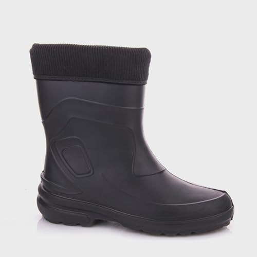 LEMIGO Damen Eva Gummistiefel Jessy 800 (Schwarz, EU Schuhgrößensystem, Erwachsene, Numerisch, M, 41)