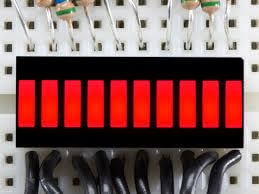 generic 10 Segment Red LED Bar-Graph Display Plane Display Tube (Pack of 3)-picture-13