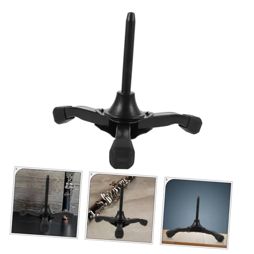 JEWEDECO Clarinet Stand Legs for Beginners Sturdy Support for Flute Oboe Sax Compact