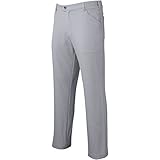 adidas Golf Men's Range 5-Pocket Pants, TMAG Stone HTR, 34 x 32