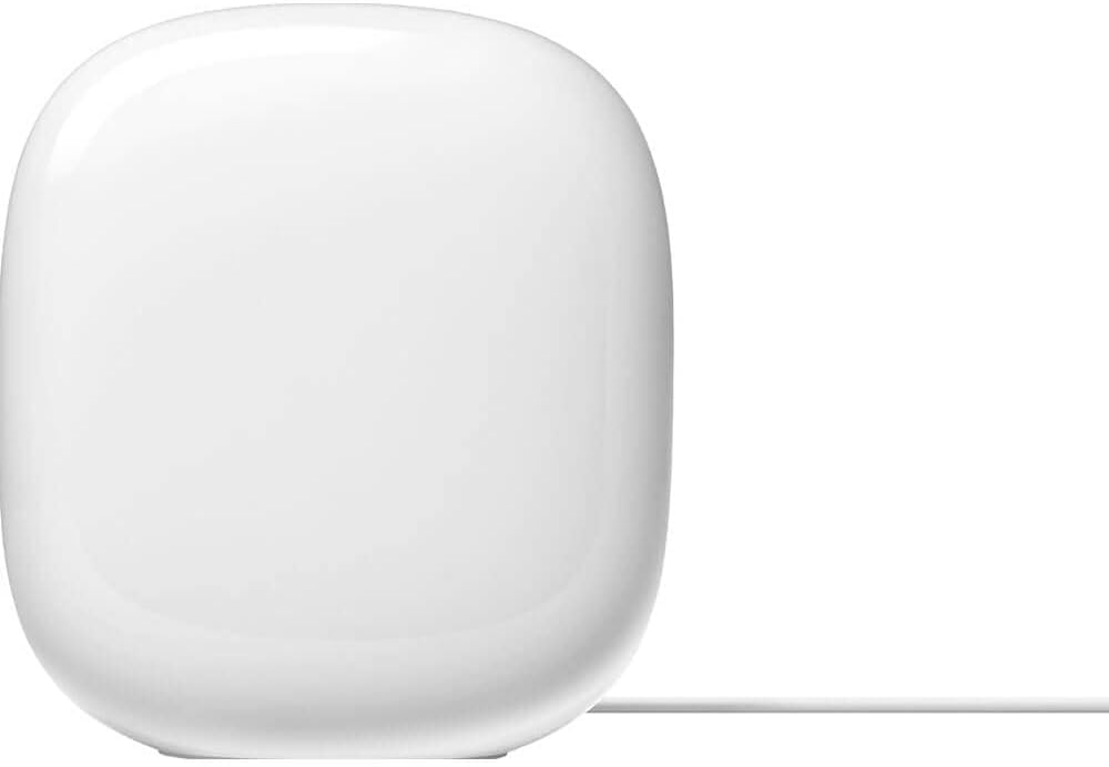 Google Nest WiFi Pro - Wi-Fi 6E - Reliable Home Wi-Fi System with Fast Speed and Whole Home Coverage - Mesh Router - Non-Retail Packaging - Snow