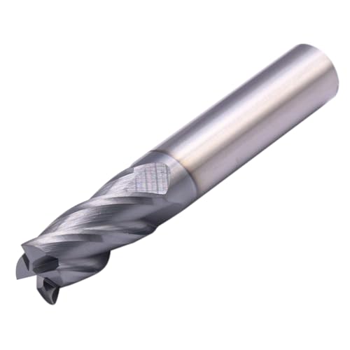 Image of 4 Flute Solid Carbide Square End Mill Set(5Pcs, 7 /16 inch), AlTiN Coated | 35 Helix, 7 /16 inch Cutting Dia, 7 /16 inch Shank Dia, 1 inch LOC, 2-3 /4 inch OAL For Milling Alloy Steel, Hardened Steel, Iron, Copper