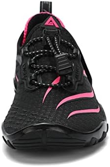 ANLUKE Mens Womens Water Shoes Swim Shoes Aqua Shoes Barefoot Quick-Dry Beach Surf Water Sports Shoes Blackpink 39 | Image 3