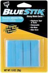 Masilla azul Dap Stik adhesivo reutilizable que no mancha las paredes pack de 6