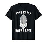 Fechtsport Geschenk für Fechttrainer Fechtmaske I Fechten T-Shirt