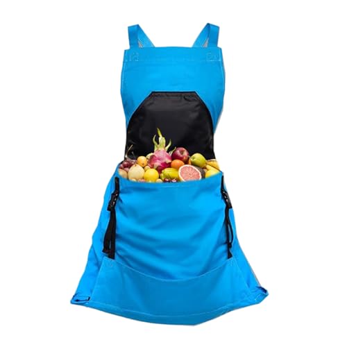Tablier de jardinage pour femme ajustable pour faciliter la cueillette et la taille des plantes
