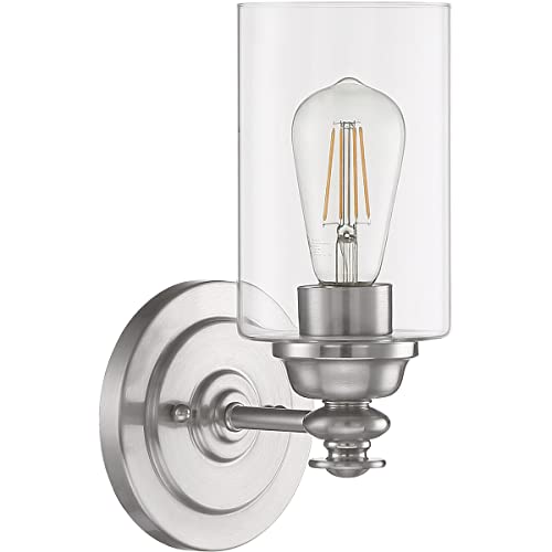Image of Craftmade Dardyn 1 Light Wall Sconce Brushed Polished Nickel