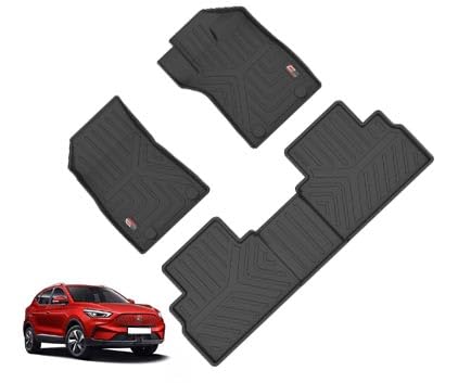 Image of GFX Tpv Premium 3D Life Long Car Floor Mats Compatible with ZS EV (2021) Onwards