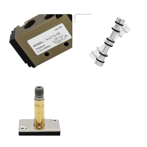 Bloc électrovanne 4V210-08 pour centraliser les commandes d'air de vérin - 5