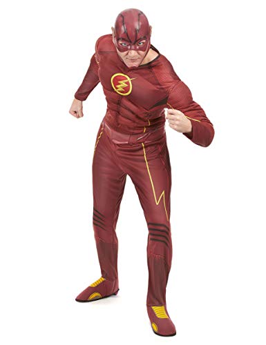 Rubies 810394-STD Rubie'S Mens Dc Comics Deluxe Flash Adult Sized Costumes thumb #1