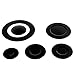 Upgraded Cooker Hat Set Oven Gas Hob Burner Crown Flame Cap Cover for Kitchen Fit For SABAF Stove Handles Lid Kit Quality Metal Stove knob （6 PCS）