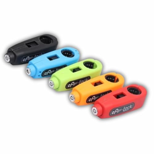 Trava de Segurança Antifurto para Moto – Universal, Compacta, Com Chave, Instalação Rápida na Manete, Proteção Contra Furtos Urbanos