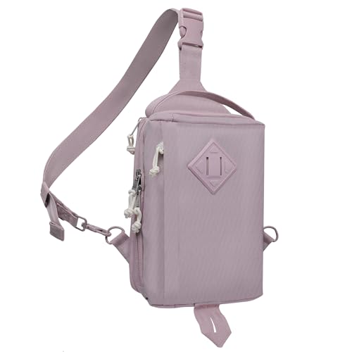 Image of FASTFAIRY Lightweight Waterproof Trendy Sling Bag: Nylon Crossbody Shoulder Purse - Traveler Commuter Women -Trip Vacation