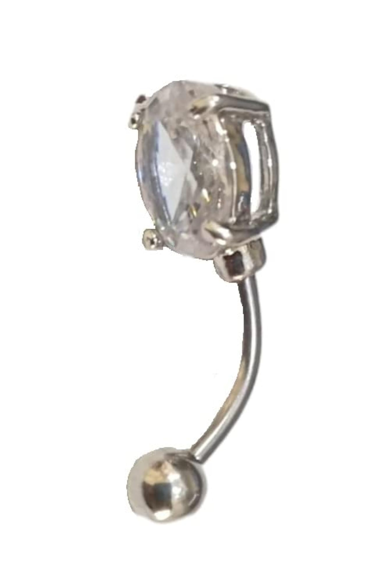 Stainless Steel Surgical Belly Button Barbell for Women