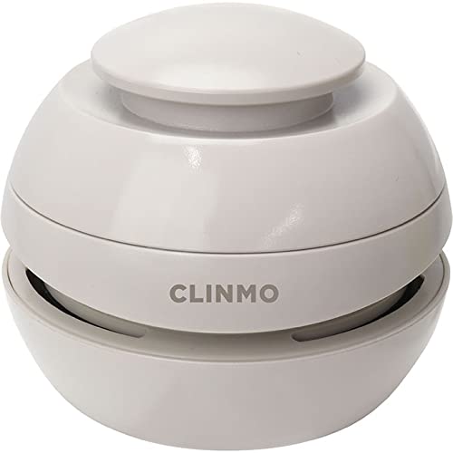 マクロス 卓上掃除機 小型 消しゴム パンくず パワフル クリーナー 電池式 かわいい クリンモ グレー MCZ-208WG