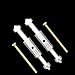 Cassette Repair Device, Universal Outlet Repairer, 86 Type Dark Box Repair, 2 Pcs Wall Box Repair Tool Cassette, Embedded Installation Maintenance Support Rod