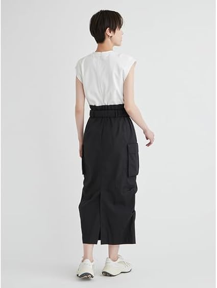 【美品】エミ　カットコンビ撥水ナイロンワンピース　切り替え　ドッキング　ベルト Amazon.co.jp: [エミ] カットコンビ撥水ナイロンワンピース