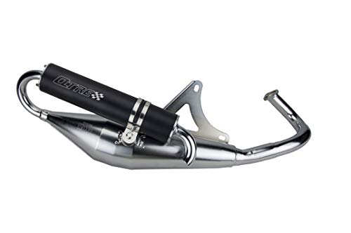 Tecnigas Q-Tre Cromado - 060804012-50 2T - Escape Autorizada, cromado con silenciador negro Cover