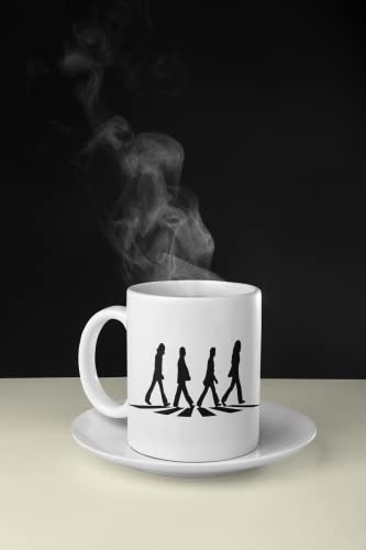 Beatles CM005 Mug à café avec inscription « Abbey Road Crosswalk » - Les Beatles, Paul McCartney, John Lennon, RIngo Starr, George Harrison Beatles CM005 Mug à café avec inscription « Abbey Road Crosswalk » – Image 6