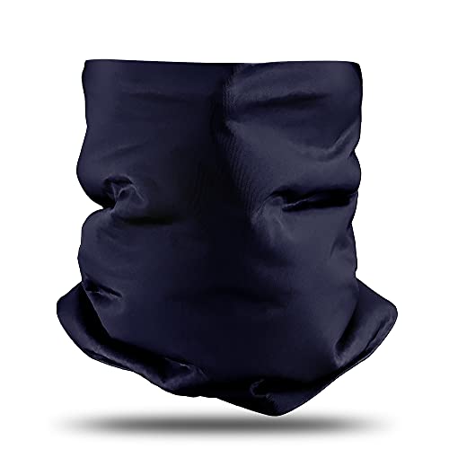 Bandana Tubular Lisa Multiuso Mascara Balaclava Bike Moto Ciclismo Gola Azul Marinho