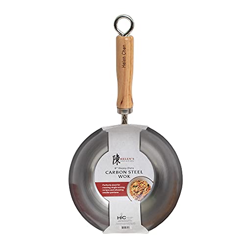 Helen's Asian Kitchen, Carbon Steel Wok, 8-Inch #TOP3