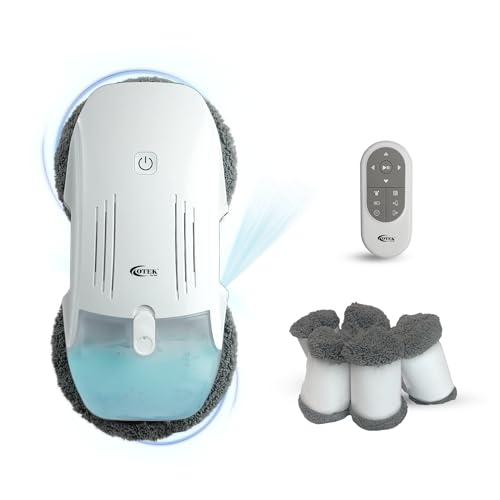 OTEK Robotic Window Cleaner AI Glass Mirror Tile Cleaning Robot D...