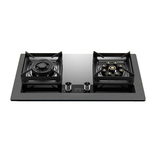 Cuisinière À Gaz Avec 2 Brûleurs, Cuisinière À Flamme Élevée 4,8/5,2 KW, Support De Casserole En Fonte Avec Protection Contre L'extinction, Cuisinière Indépendante For Le Camping Et L'extérieur ( Size