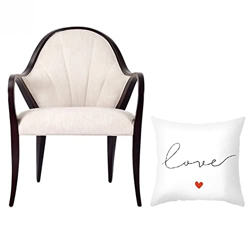 Housse de coussin décorative Saint-Valentin motif lèvres pour canapé et lit de mariage