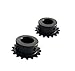 Industrial Gear,Pinion spur Gear 1pcs 9-24 Tooth 04C Chain Gear Steel Industrial Sprocket Wheel Motor Drive 8mm Bore(15 Teeth)