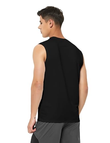 DEMOZU Men's Sleeveless Workout Swim Shirt Running Gym Athletic Muscle Tank Top Big and Tall3