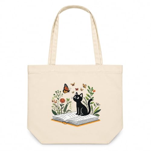 Image of Canvas Tote Bag for Women with Zipper