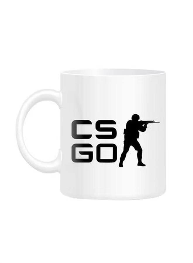 Detrend Counter Strike Printed Mug White 10centimeter.